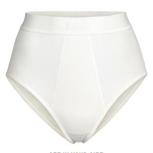SKIMS Cotton Rib Brief NWT